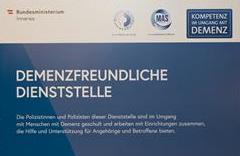 'Demenzfreundliche Polizeidienststellen' in Wien per Dekret geehrt