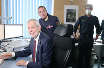 Bundespräsident Van der Bellen besuchte Wiener Landespolizeidirektion
