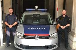 Wiener Polizei-Zwillinge retteten Leben
