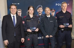 Mehr Polizistinnen und Polizisten für Österreich